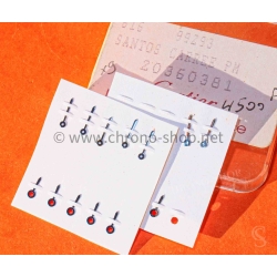 Cartier Vintage Santos Carré Lot Blue hands minuts hours Genuine New Cartier Hand Set Parts 20360381 PM