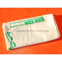 ROLEX VINTAGE ORIGINAL 70S ETOFFE NETTOYAGE MICROFIBRE BEIGE TISSU POLISSEUR MONTRES ROLEX LUXE CHIFFONNETTE