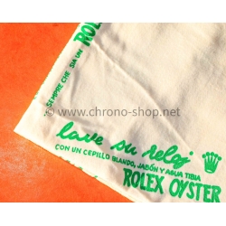 ROLEX VINTAGE ORIGINAL 70S ETOFFE NETTOYAGE MICROFIBRE BEIGE TISSU POLISSEUR MONTRES ROLEX LUXE CHIFFONNETTE