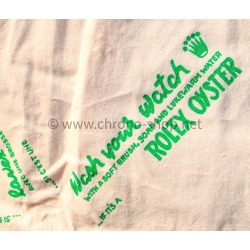 Rolex Vintage 70s Microfibre Beige Cloth for Polishing Cleaning Watches Wash your watch Rolex with