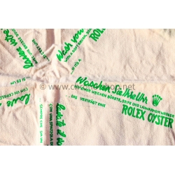 Rolex Vintage 70s Microfibre Beige Cloth for Polishing Cleaning Watches Wash your watch Rolex with