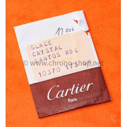 Cartier Original verre glace Santos Ronde Grand modèle saphir 24mm de montres Cartier ref 103070 173