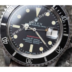 ROLEX CYCLOPE 127 RARE VINTAGE VERRE PLEXI TOP HAT MONTRES PLEXIGLAS MONTRES VINTAGE ROLEX SUBMARINER DATE 1680,1680-8