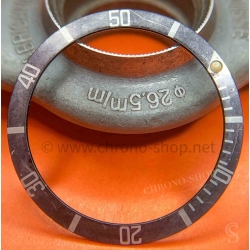 Rolex vintage 70's Fat Font Mark 3 stormy grey blue bezel insert Submariner 6536,6538,5510,5513,5512,5510,1680,Sea-Dweller 1665