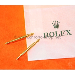 Rolex Originales pompes goupilles or jaune 19mm bracelet Montres or jaune Rolex Oyster Perpetual Date