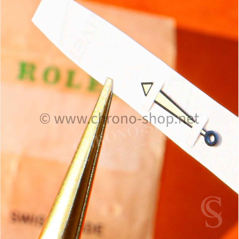 Rolex Genuine Universo zinc‑sulfide Minuts Sword hand blue 11mm length Rolex Bubble Back 40's ref 2940, 3065