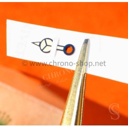 Rolex Genuine Universo zinc‑sulfide Mercedes hours hand blue 9.5mm length Rolex Bubble Back 40's ref 2940, 3065