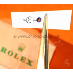 Rolex Genuine Universo zinc‑sulfide Mercedes hours hand blue 9.5mm length Rolex Bubble Back 40's ref 2940, 3065
