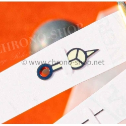 Rolex Genuine Universo zinc‑sulfide Mercedes hours hand blue 9.5mm length Rolex Bubble Back 40's ref 2940, 3065