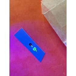 Rolex Genuine Universo zinc‑sulfide Mercedes hours hand blue 9.5mm length Rolex Bubble Back 40's ref 2940, 3065