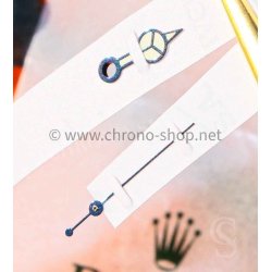 Rolex Original Set Complet aiguilles bleuies ancienne sulfure de zinc Zinc sulfide montres Bubble back 2940,3065