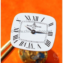 Baume & Mercier Genève Rare Watch dial white porcelain romans with BM775 caliber,handset