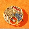 Chopard Genève vintage cadran porcelaine blanc chiffres romains avec aiguilles et calibre Chopard 6 rubis quartz ETA 959001
