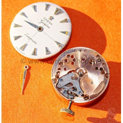 Genuine vintage Omega Genève Ladymatic dial collector's Dial, handset,Crown winder,Omega calibre 455 set