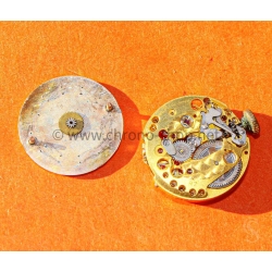 Genuine vintage L.U Chopard Genève Silvered watch part dial, hands, mechanical caliber