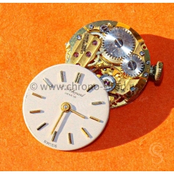 Chopard Genève L.U vintage cadran argent avec aiguilles et calibre Chopard mécanique manuel 17 rubis