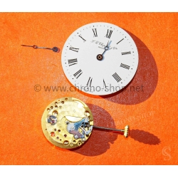 L.U CHOPARD Cie Genève Porcelain white Romans numerals watch part dial, hands, mechanical caliber 17 jewels