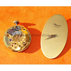 Chopard Genève vintage cadran ovale champagne 16x30mm aiguilles,verre,calibre Chopard mécanique manuel 17