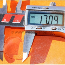 Genuine Mineral Oval rounded Crystal glass 20x17mm vintage watches Chopard, Baume & Mercier, Omega, Breitling, IWC, Jaeger