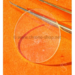 Authentique verre minéral ovale 17x20mm montres vintage Chopard, Baume & Mercier, Omega, Breitling, IWC, Jaeger