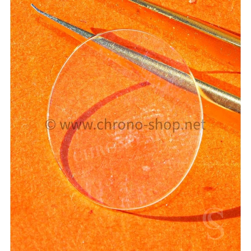 Genuine Mineral Oval rounded Crystal glass 20x17mm vintage watches Chopard, Baume & Mercier, Omega, Breitling, IWC, Jaeger