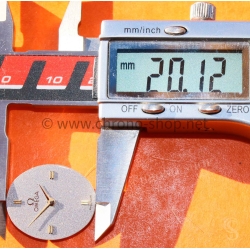 Genuine vintage Omega dial collector's Grey pearl Satin Dial,dauphines handset,Omega quartz 1387 caliber