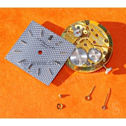 L.U Chopard Cie Genève vintage 23mm silver tapisserie tapestry square dial,handset, 17 rubies caliber and winding crown LUC
