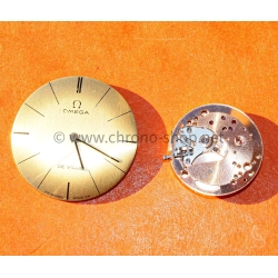 Omega De Ville 24 mm dial in solid 18K 750 yellow gold with hands, Omega 620 Mechanical caliber