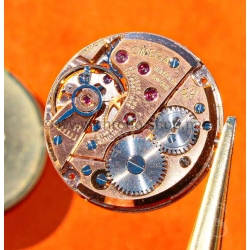 Omega De Ville 24 mm dial in solid 18K 750 yellow gold with hands, Omega 620 Mechanical caliber