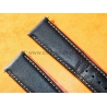 Hanhart PIONEER MonoControl, TwinControl Bracelet en cuir de veau noir 21mm Hanhart Steve Mcqueen 417ES 42mm