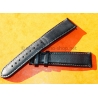 Hanhart PIONEER MonoControl, TwinControl Bracelet en cuir de veau noir 21mm Hanhart Steve Mcqueen 417ES 42mm