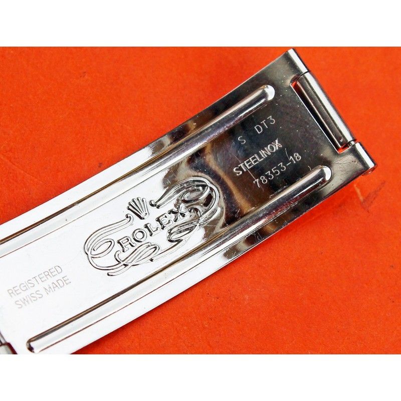 Bracelet Montre Acier 19mm - Type Oyster Avec Déployante Papillon - Neuf Sans Marque - Fabriqué En France