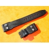 IWC Craftmanship Rivets Black leather calf Big Pilot watches 5002,5004,5009, Timezoner,Perpetual Calendar Watch Strap