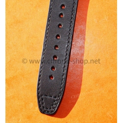 IWC Craftmanship Rivets Black leather calf Big Pilot watches 5002,5004,5009, Timezoner,Perpetual Calendar Watch Strap