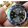 chronoshop Rolex Original yellow gold 20mm Submariner 1680/8,16808,16618 18K Gold Spring Bar 23-9294 Price for set