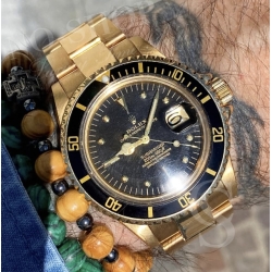 chronoshop Rolex Original yellow gold 20mm Submariner 1680/8,16808,16618 18K Gold Spring Bar 23-9294 Price for set