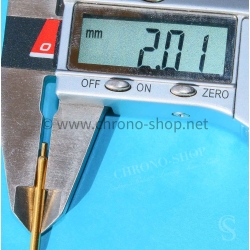 chronoshop Rolex Original yellow gold 20mm Submariner 1680/8,16808,16618 18K Gold Spring Bar 23-9294 Price for set