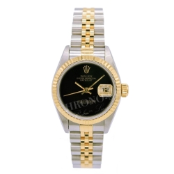 Rolex Onyx cadran 20mm montres Dames Datejust couleur noir Réel Onyx Datejust 69173,69178,79178 Cal2035,2135