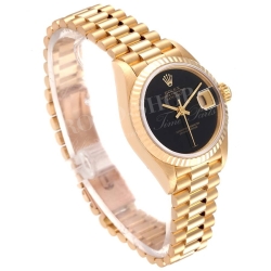 Rolex Onyx black dial ladies Onyx dial Rolex ladies watches Datejust 26mm 69173,69178,79178 Cal 2035,2135