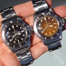 Rolex Long 5 Bezel Insert Submariner 5510,5508,5512,5513,1680 Genuine Collectible Vintage 60's Mark II