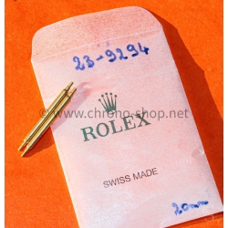Rolex Original 18k yellow gold 20mm Submariner 1680/8,16808,16618,16758,16718 Spring Bar 23-9294 Price for set