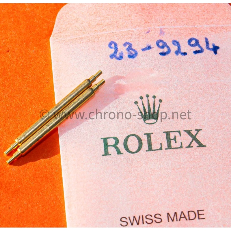 Rolex Original 18k yellow gold 20mm Submariner 1680/8,16808,16618,16758,16718 Spring Bar 23-9294 Price for set