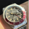 Rolex original vintage faded insert Gmt Master 1675, 6542 red back pepsi rouge rosé et bleu gris