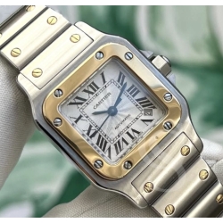 Cartier Santos lady White gaskets ref VA140005 Ladies watches Cartier Santos galbé 2423, 1565, 1567