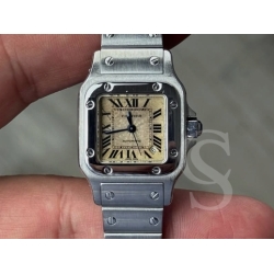 Cartier Santos lady joints blanc de verre ref VA140005 montres Cartier 2423, 1565, 1567 original
