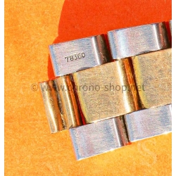 Rolex Half link band Tutone Stainless Steel 18K Yellow Gold Oyster Watch Bracelet 20mm 78360,78363 Daytona 16523