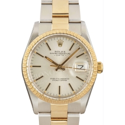 Rolex 457 J OysterDate 18Kt ssteel 19mm Oyster tutone endpiece endlink 19mm 457 J Bracelet 78353-18