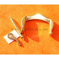 Cartier Santos 18K Gold Tang Buckle 18/14mm Ref 09000614 Tank Galbée Tortue