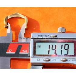 Cartier Santos 18K Gold Tang Buckle 18/14mm Ref 09000614 Tank Galbée Tortue