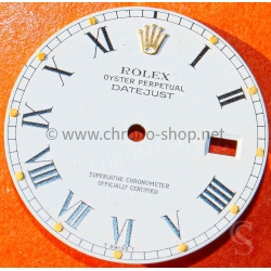 ROLEX Datejust Buckley Vintage Cadran Blanc Romains montres 16013/16018 Cal 3035/3135